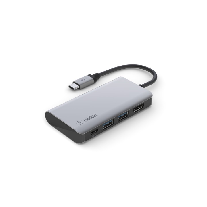 Belkin USB 3.2 Gen 1 (3.1 Gen 1) Type-C 5000 Mbit/s Plata