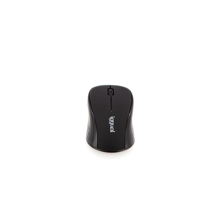 Iggual ratón ambidextro RF inalámbrico 1600 DPI Negro