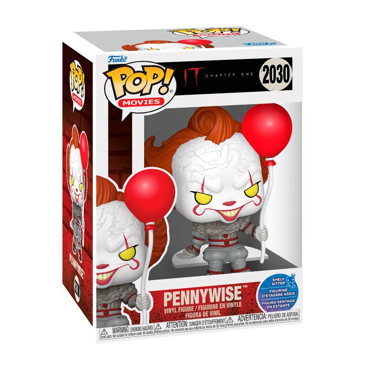 Figura POP IT Chapter One Pennywise with Balloon Shelf Sitter
