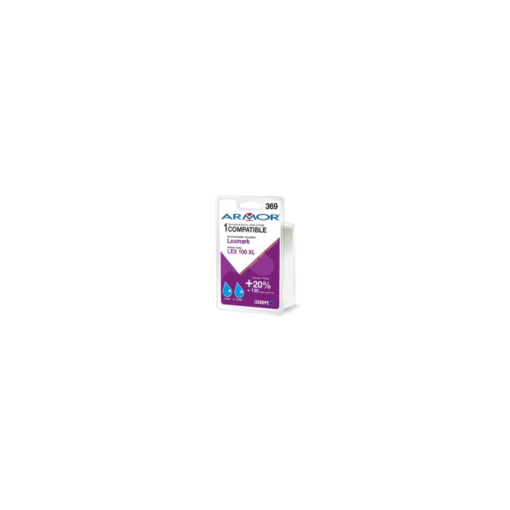 Armor cartucho de tinta LEXMARK Cian