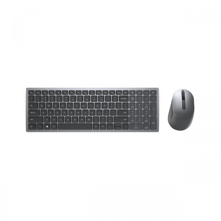 DELL KM7120W teclado y raton rf inalambrico bluetooth qwerty aleman gris titanio