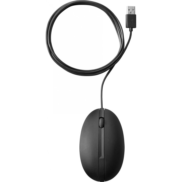 Raton hp 320M ambidextro usb tipo-a optico 1000dpi negro 9VA80AA