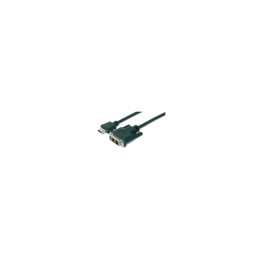 ASSMANN Electronic adaptador de cable de vÍ­deo 2 m HDMI, DVI-D Negro