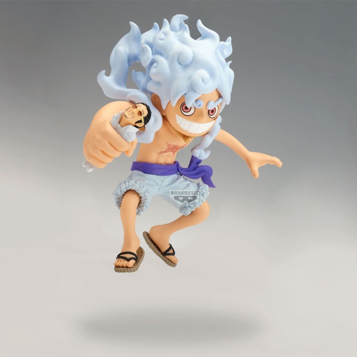 Figura Monkey D. Luffy vs Borsalino Mega World Collectable One Piece 13cm