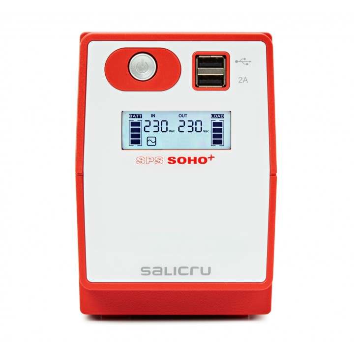 Salicru SPS 500 VA SOHO IEC 300 W Rojo, Blanco