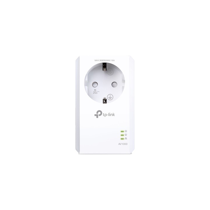 TP-LINK adaptador de red PowerLine 1000 Mbit/s Ethernet Blanco