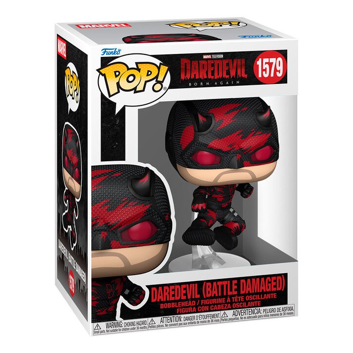 Figura POP Marvel Daredevil Born Again Daredevil Battle Damaged