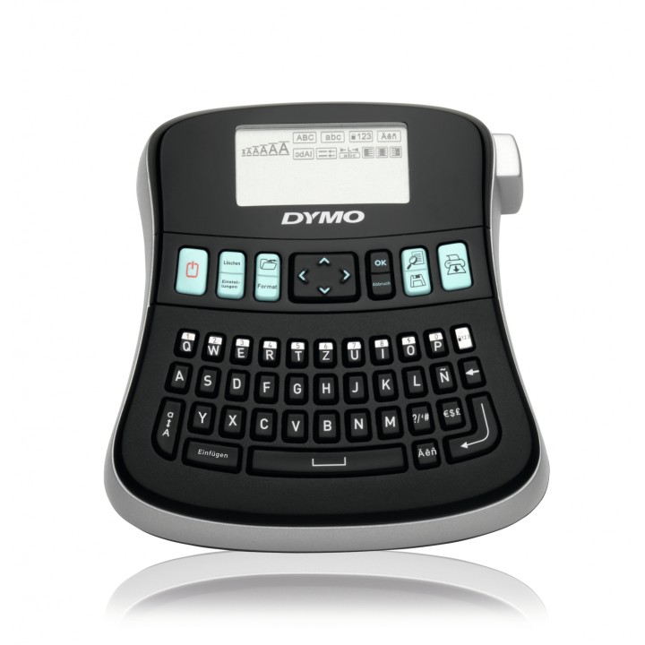 DYMO LabelManager &trade; 210D QWERTZ Transferencia Termica Impresora Tikets/Etiquetas 180x180 DPI Negro,Plata
