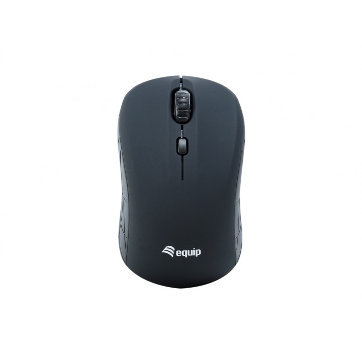 Raton equip ambidextro rf inalambrico optico 1600dpi negro 245108