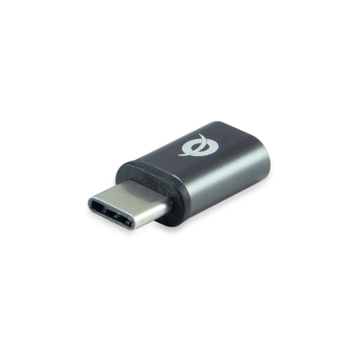 Conceptronic cambiador de género para cable USB 2.0 Type-C USB 2.0 Micro Negro