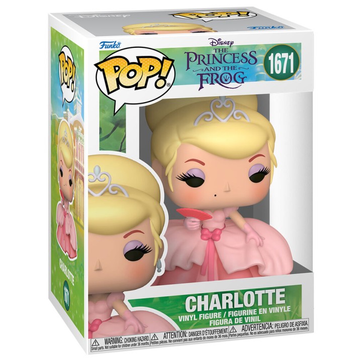Figura POP Disney Tiana y el Sapo Charlotte