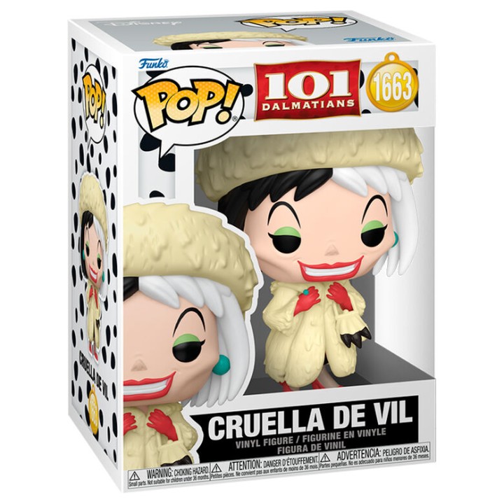 Figura POP Disney 101 Dalmatas Cruella de Vil