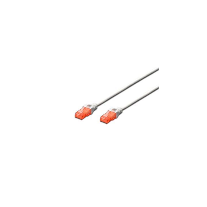 Digitus cable de red RJ-45 Cat6 U/UTP (UTP) 2 m Blanco