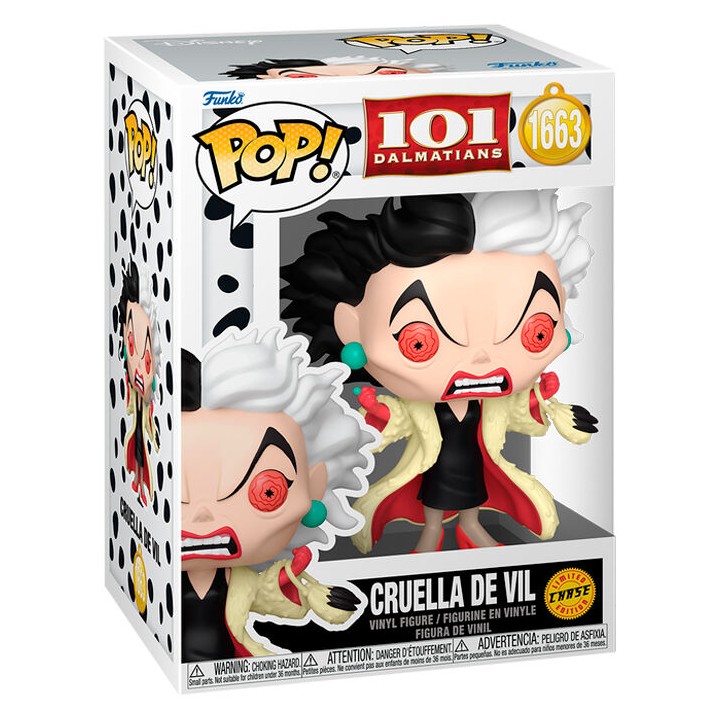 Figura POP Disney 101 Dalmatas Cruella de Vil 5 + 1 Chase