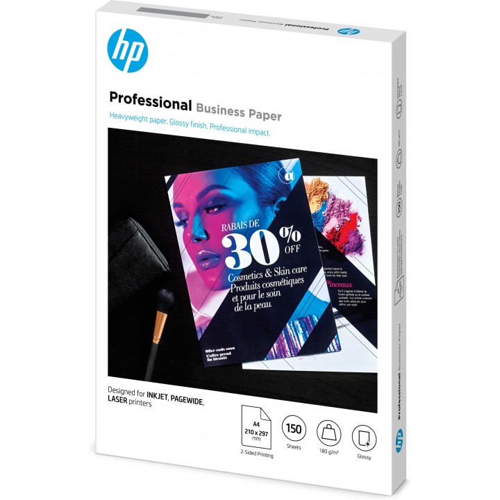 HP Professional Multi-use Glossy FSC Papers 180 gsm-150 sht/A4/210 x 297 mm papel para impresora de inyección de tinta A4