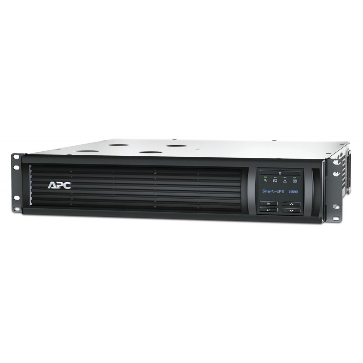APC sistema de alimentación ininterrumpida (UPS) LÍ­nea interactiva 1000 VA, 700 W, 4 salidas AC (2U) Negro