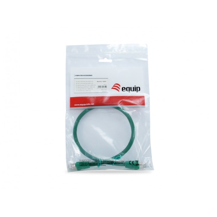 Latiguillo de red equip cat8.1 S/FTP 0.5m verde 608047