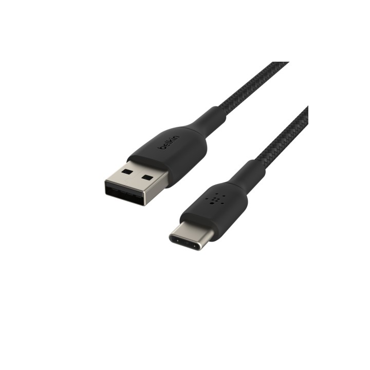 Cable Belkin USB A macho/USB C macho 2 m Negro