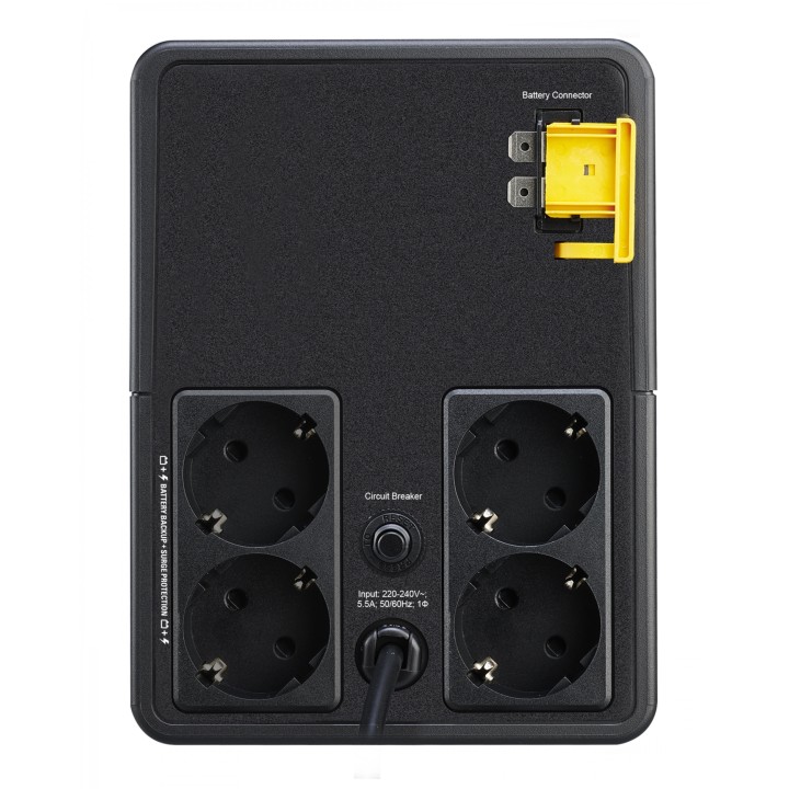 APC Easy UPS LÍ­nea interactiva 1200 VA 650 W Negro