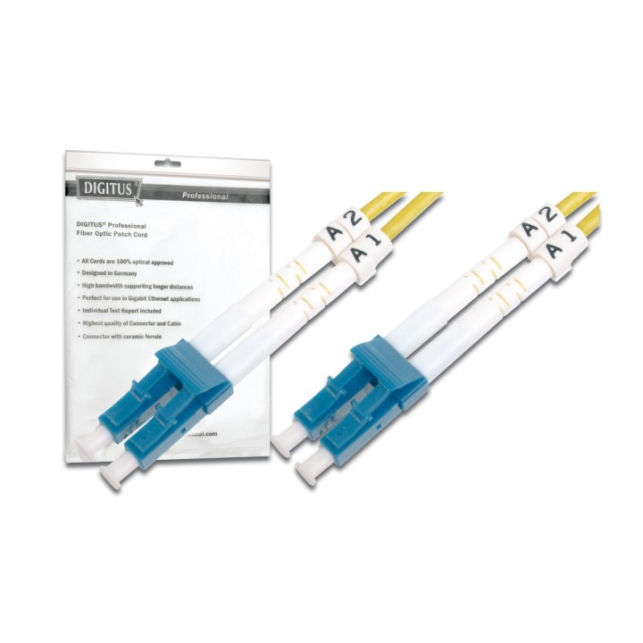 Digitus DK-2933-01 cable de fibra optica 1 m LC Amarillo