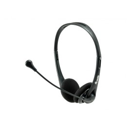 Equip Auriculares Diadema USB tipo A Negro