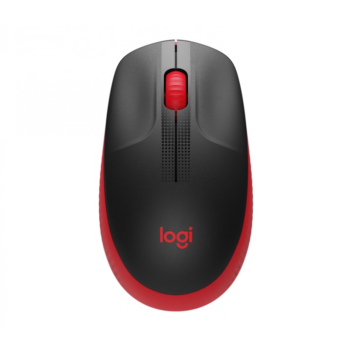 Logitech M190 raton ambidextro rf inalambrico optico 1000dpi negro rojo