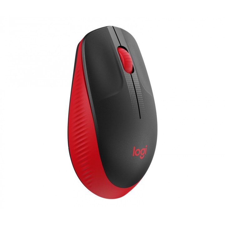 Logitech M190 raton ambidextro rf inalambrico optico 1000dpi negro rojo