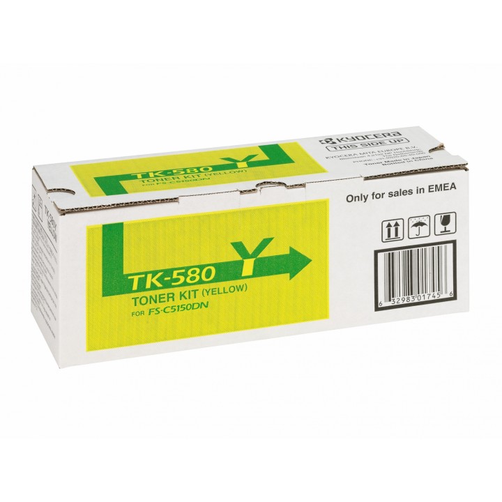 Kyocera tk-580y toner 1 pieza Original Amarillo