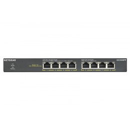 Netgear No administrado Gigabit Ethernet (10/100/1000) EnergÍ­a sobre Ethernet (PoE) Negro