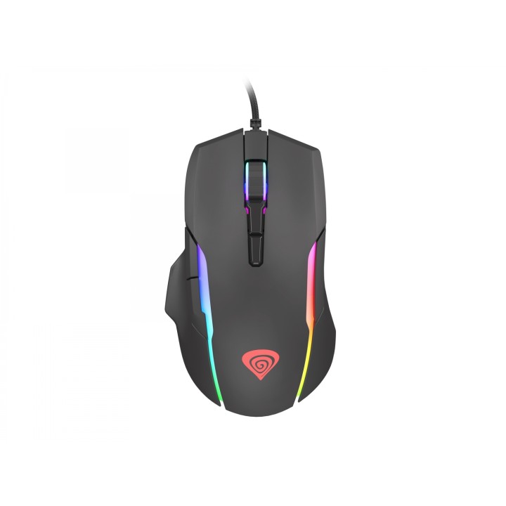 Genesis xenon 220 raton gaming ambidextro usb tipo a 6400dpi optico negro