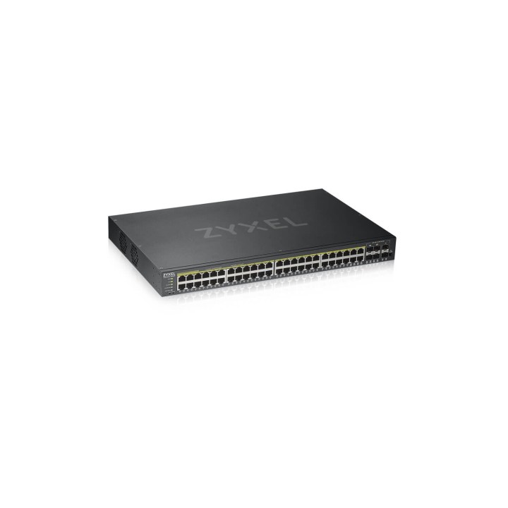 ZYXEL Gestionado Gigabit Ethernet (10/100/1000) EnergÍ­a sobre Ethernet (PoE) Negro
