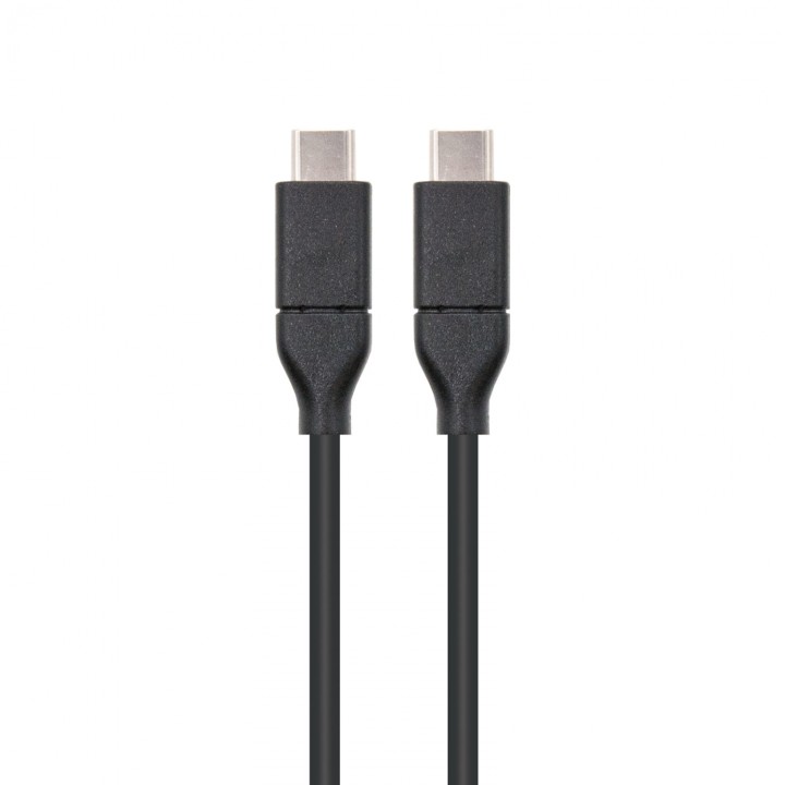 Nanocable cable USB USB 3.2 Gen 2 3.1 Gen 2 USB C 1 m Negro