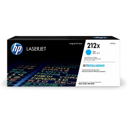 Toner hp 212X 1 pieza original cian W2121X