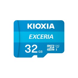 Kioxia Exceria Memoria microsdhc flash 32gb UHS-I class 1 U1 azul