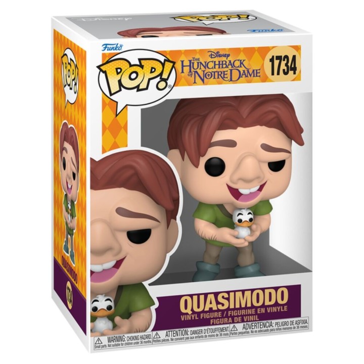 Figura POP Disney El Jorobado de Notre Dame Quasimodo with Bird