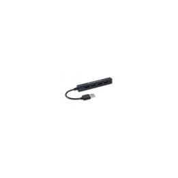 Hub conceptronic usb 2.0 4 puertos 480 mbit/s negro HUBBIES05B