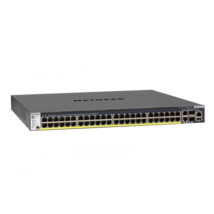 Netgear Gestionado L2/L3/L4 Gigabit Ethernet (10/100/1000) EnergÍ­a sobre Ethernet (PoE) 1U Negro
