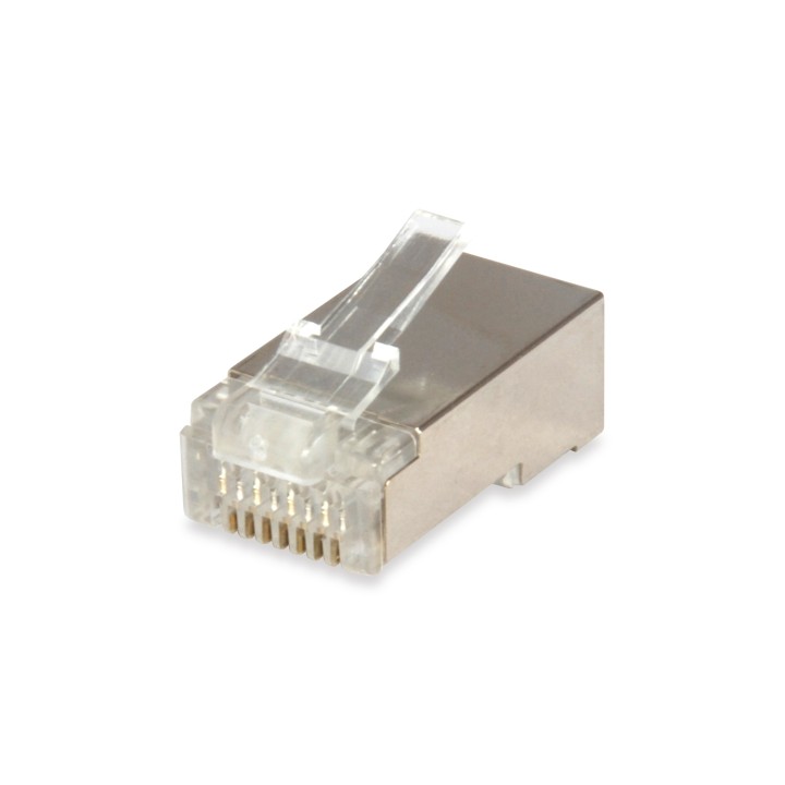 Equip conector Cat6 RJ45 Plata