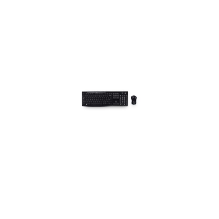 Teclado Logitech MK270 RF inalámbrico QWERTY Checa, Polaco, Turco Negro, Plata