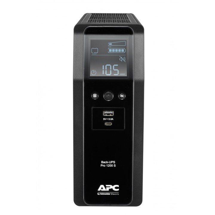 APC BACK UPS PRO BR LÍ­nea interactiva 1200VA, 720 W, 8 salidas AC Negro