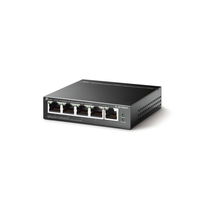 TP-LINK switch No administrado Fast Ethernet (10/100) EnergÍ­a sobre Ethernet (PoE) Negro