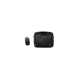 Nilox Maletin para portatil 15.6p essential 2 poliester + raton optico usb negro