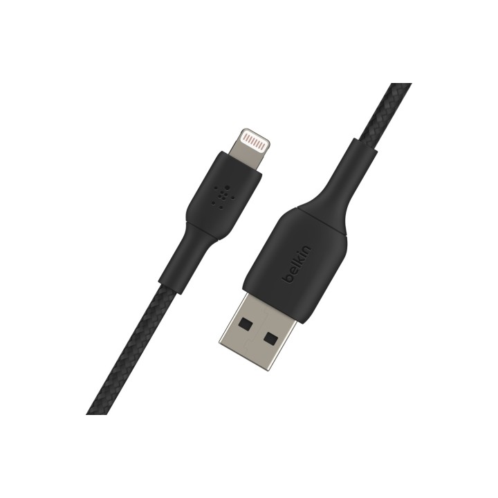 Cable Belkin de conector Lightning macho/USB A macho 2 m Negro