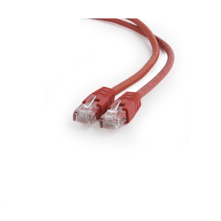Gembird PP6U-3M/R latiguillo de red cat6 U/UTP 3m rojo