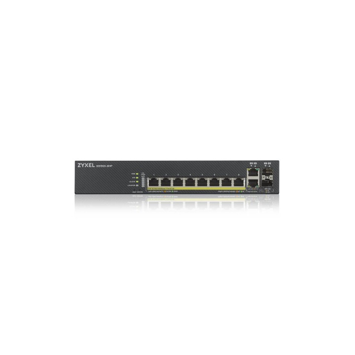 Zyxel Gestionado Gigabit (10/100/1000) EnergÍ­a sobre Ethernet (PoE) Negro