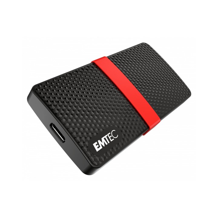 Emtec Disco SDD 1000 GB Negro, Rojo