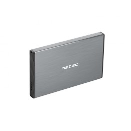NATEC Rhino GO Carcasa de disco duro 2.5" Gris