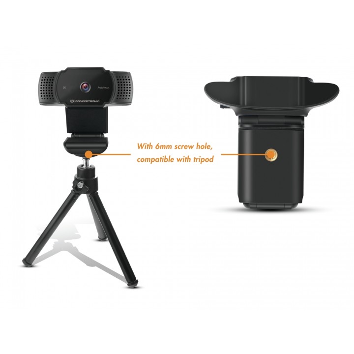 Conceptronic AMDIS02B Webcam 5mp 2592 x 1944 pixeles USB 2.0 negro 100752707