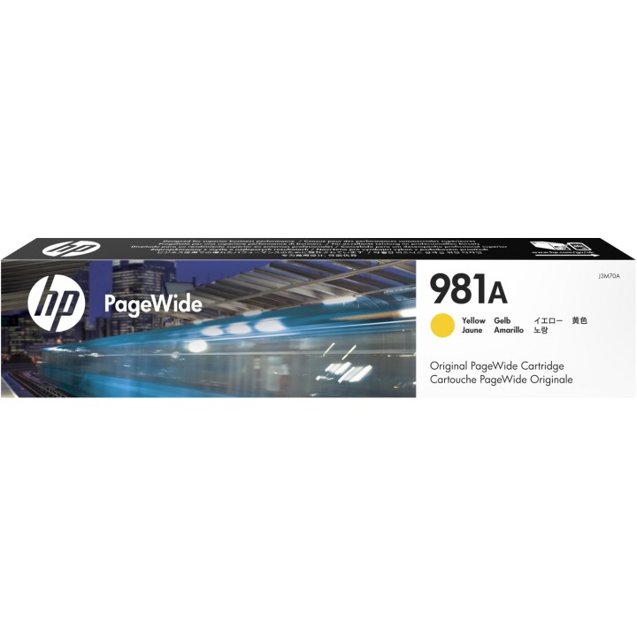 HP 981A cartucho Original Rendimiento estándar Amarillo