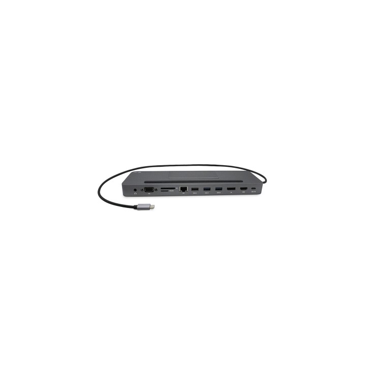i-tec Metal USB-C Ergonomic 4K 3x Display Docking Station + Power Delivery 85 W